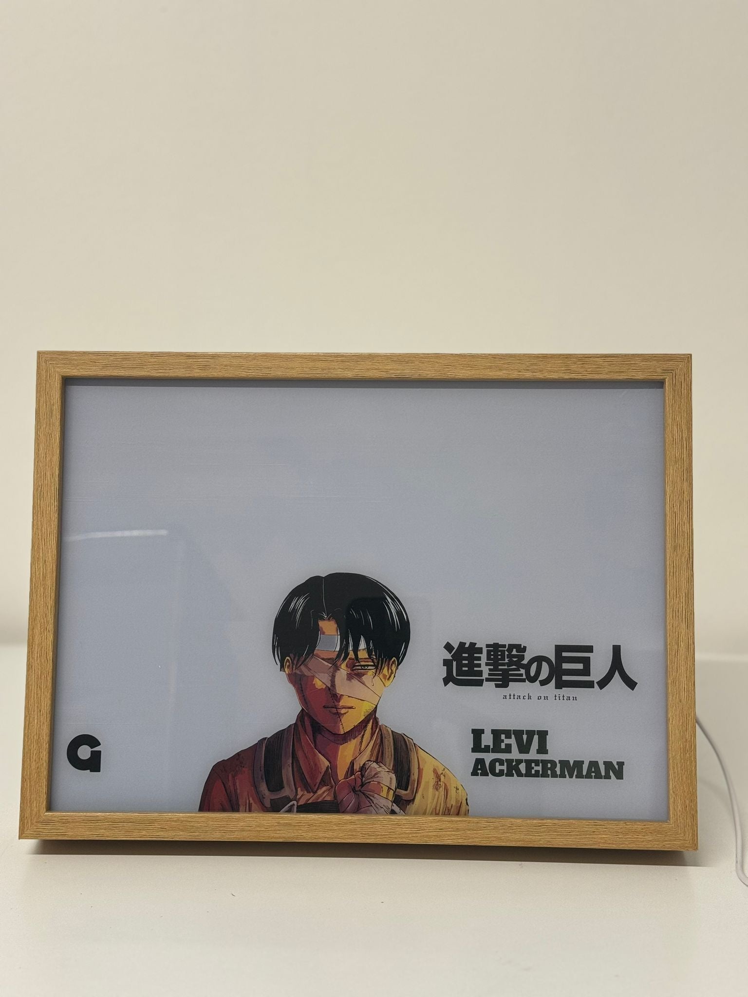 LED Light Painting Levi Ackerman - Shingeki no Kyojin - Copisteria Graphic