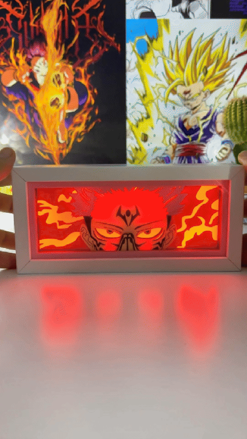 Sukuna Light Box - Jujutsu Kaisen