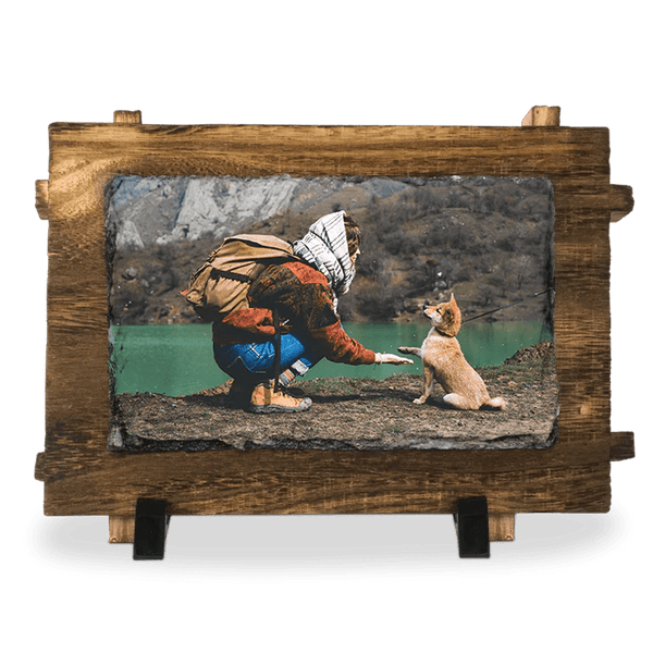 Foto su pietra ardesia - Copisteria Graphic